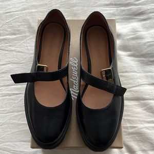 Madewell - The Freya Platform Lugsole Mary Jane
